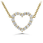 Signature Heart Pendant - Medium From Hearts On Fire available at LeGassick Diamonds and Jewellery Gold Coast, Australia.