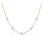 Signature Off-Set Five Bezel Necklace From Hearts On Fire available at LeGassick Diamonds and Jewellery Gold Coast, Australia.