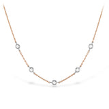 Signature Off-Set Five Bezel Necklace From Hearts On Fire available at LeGassick Diamonds and Jewellery Gold Coast, Australia.