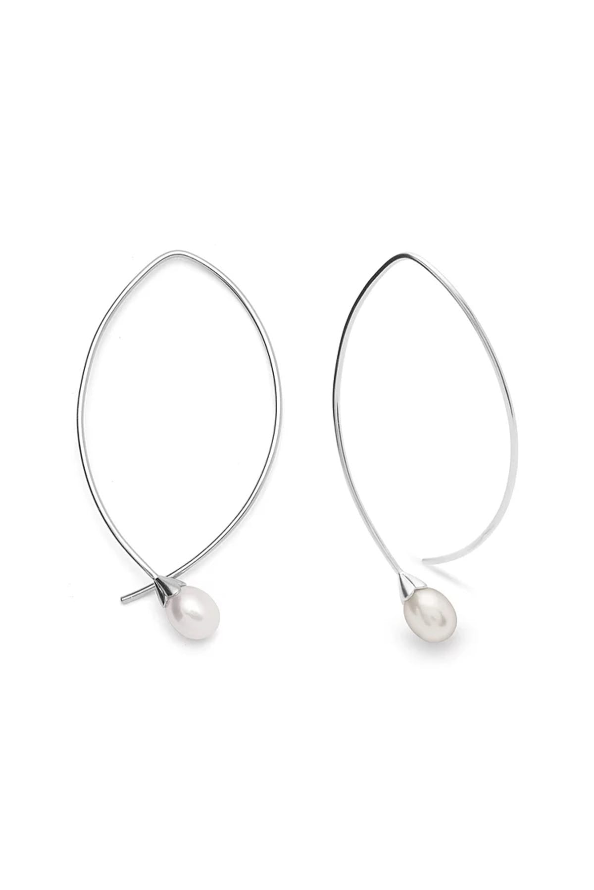 Silver Hook Earrings with Freshwater Pearls available at LeGassick Diamonds and Jewellery Gold Coast, Australia.