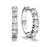 Small Mini Diamond Hoop Earrings From Hearts On Fire available at LeGassick Diamonds and Jewellery Gold Coast, Australia.