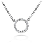 Small Signature Circle Pendant From Hearts On Fire available at LeGassick Diamonds and Jewellery Gold Coast, Australia.