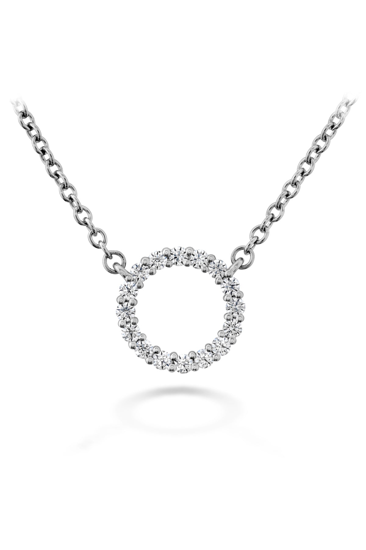 Small Signature Circle Pendant From Hearts On Fire available at LeGassick Diamonds and Jewellery Gold Coast, Australia.