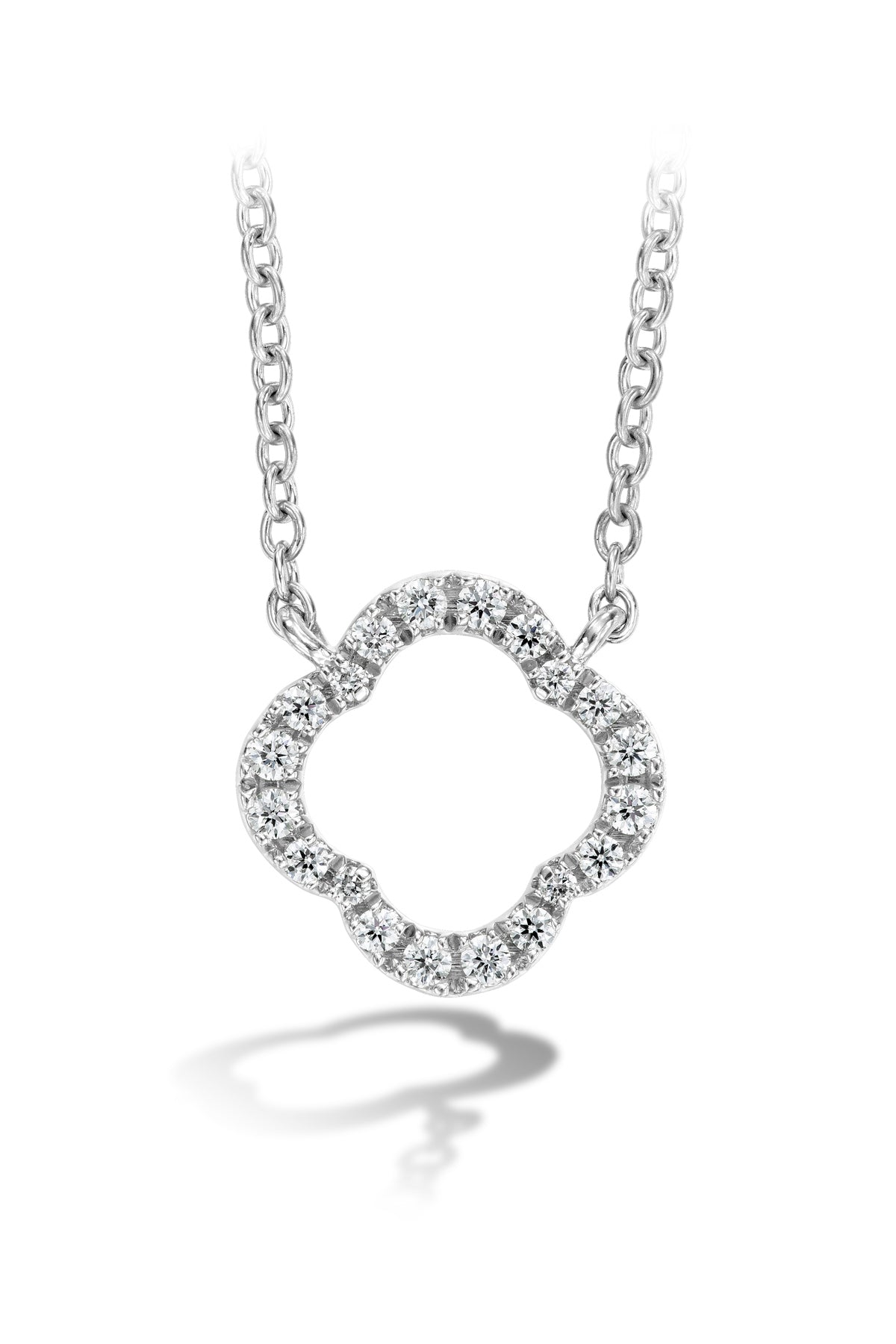 Small Signature Petal Pendant From Hearts On Fire available at LeGassick Diamonds and Jewellery Gold Coast, Australia.