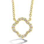 Small Signature Petal Pendant From Hearts On Fire available at LeGassick Diamonds and Jewellery Gold Coast, Australia.