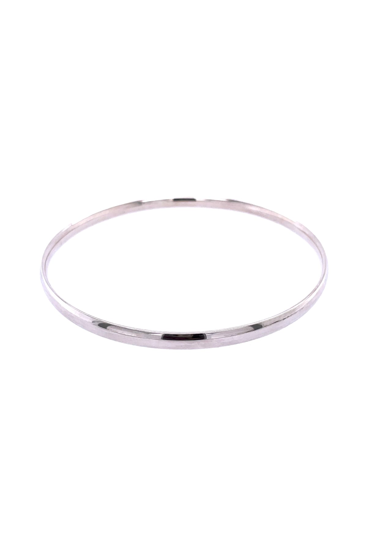Solid Sterling Silver Round Comfort Fit Bangle at LeGassick Jewellers Gold Coast, Australia