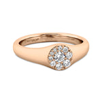 Tessa Circle Signet Ring From Hearts On Fire available at LeGassick Diamonds and Jewellery Gold Coast, Australia.