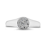 Tessa Circle Signet Ring From Hearts On Fire available at LeGassick Diamonds and Jewellery Gold Coast, Australia.