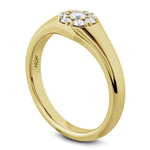 Tessa Circle Signet Ring From Hearts On Fire available at LeGassick Diamonds and Jewellery Gold Coast, Australia.