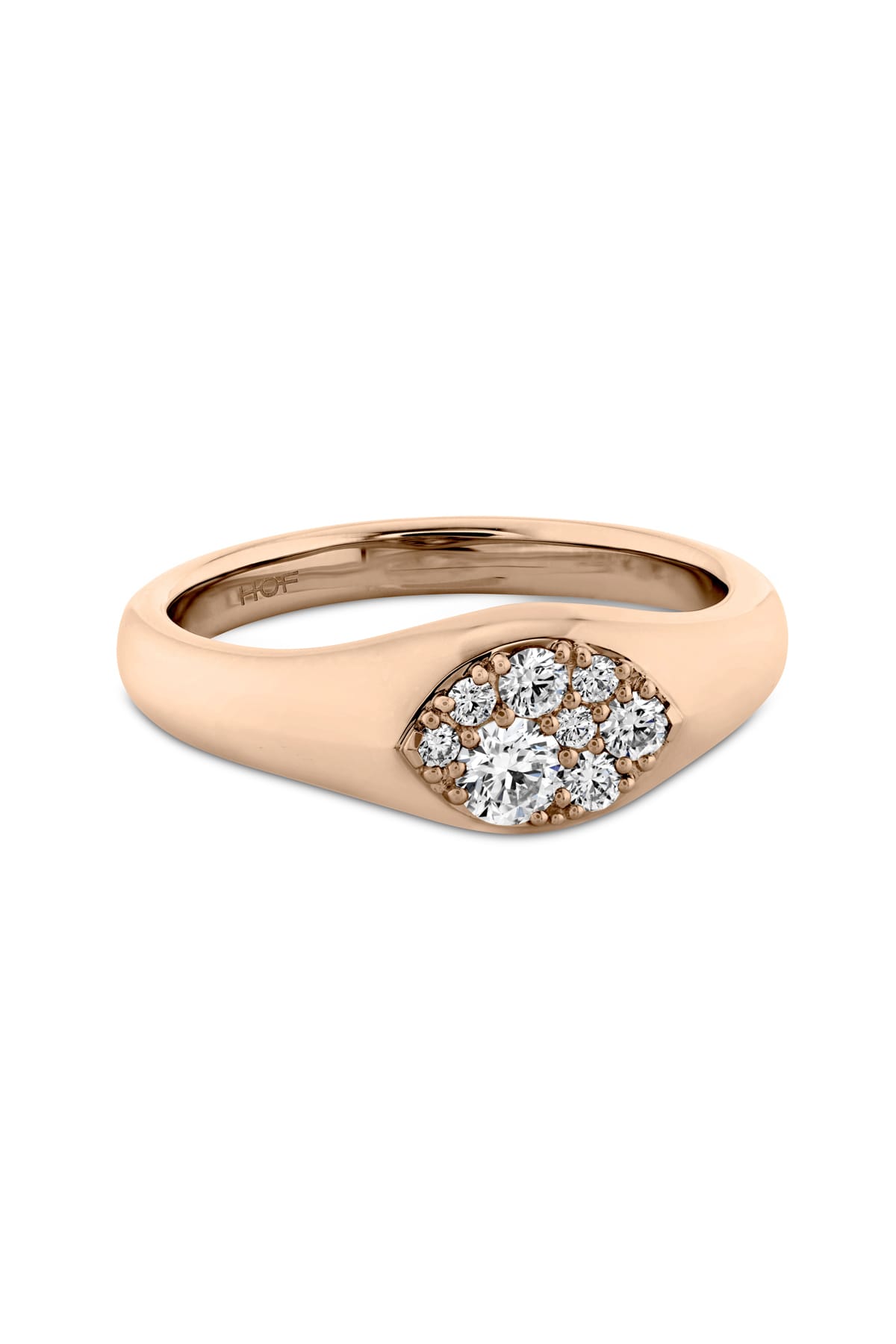 Tessa Navette Signet Ring From Hearts On Fire available at LeGassick Diamonds and Jewellery Gold Coast, Australia.