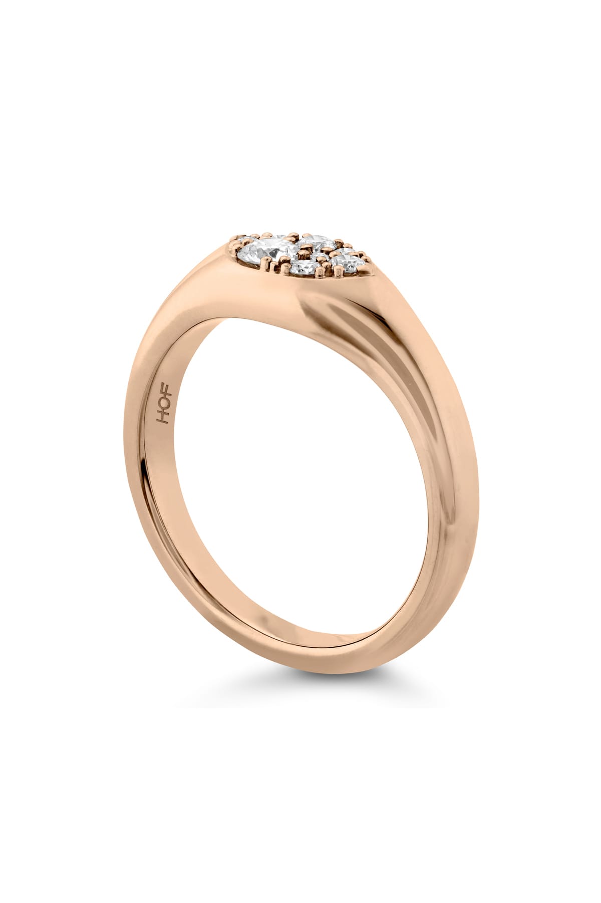 Tessa Navette Signet Ring From Hearts On Fire available at LeGassick Diamonds and Jewellery Gold Coast, Australia.