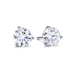 Three-Prong Diamond Stud Earrings From Hearts On Fire available at LeGassick Diamonds and Jewellery Gold Coast, Australia.