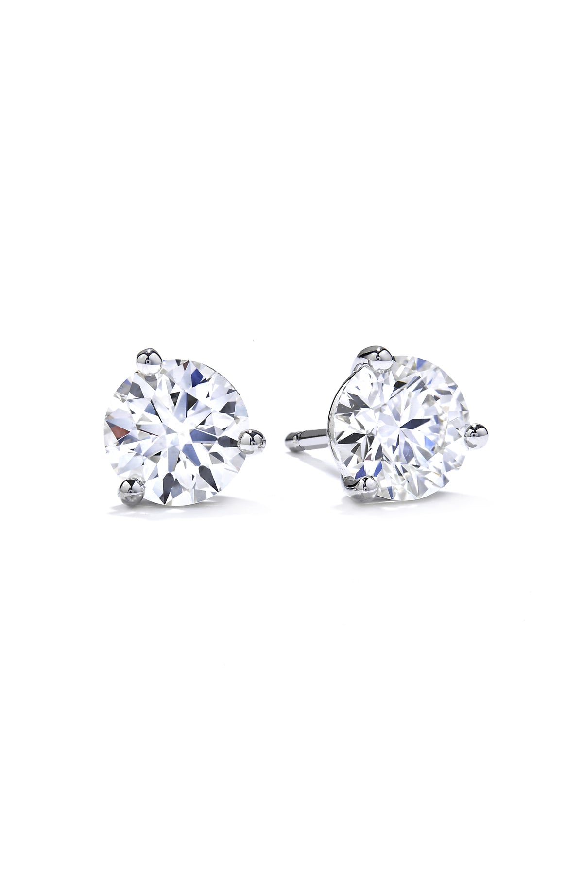 Three-Prong Diamond Stud Earrings From Hearts On Fire available at LeGassick Diamonds and Jewellery Gold Coast, Australia.