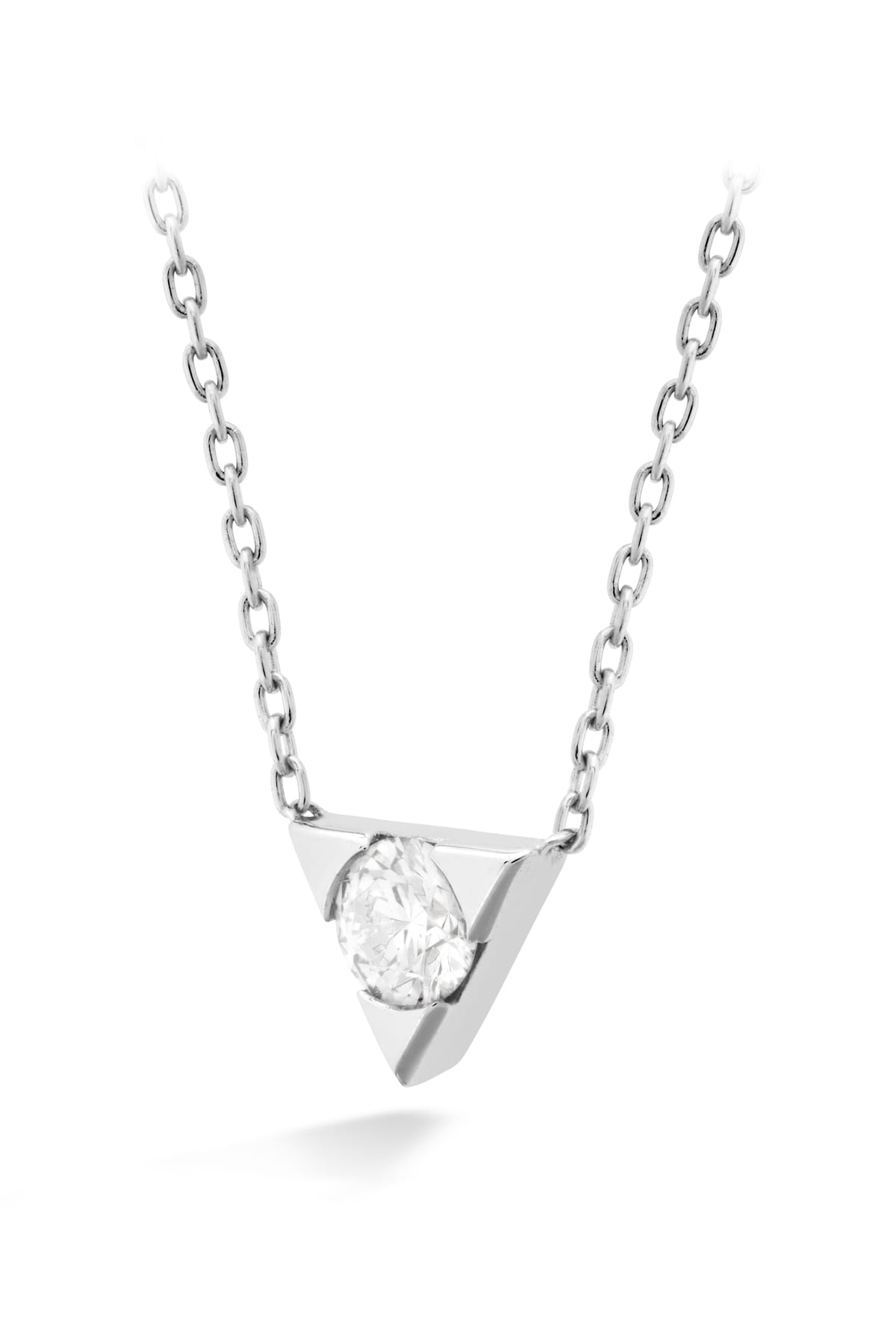 Triplicity Single Diamond Pendant From Hearts On Fire available at LeGassick Diamonds and Jewellery Gold Coast, Australia.