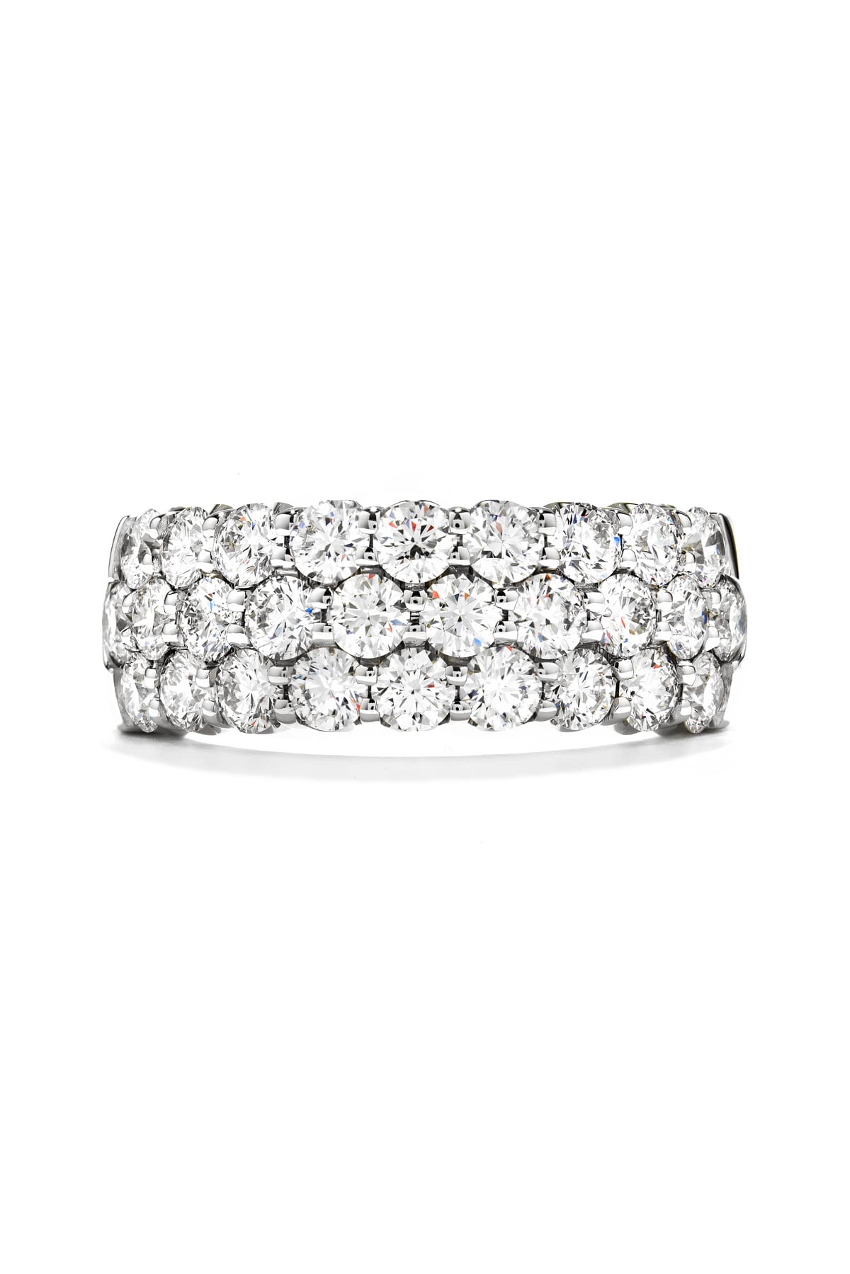 Truly Triple Row Right Hand Ring From Hearts On Fire available at LeGassick Diamonds and Jewellery Gold Coast, Australia.